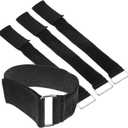 Mipcase 4pcs Elliptical Exercise Machine Pedal Straps, Universal Ellipse Leg Exerciserpedals Straps for Home Fitness Leg Exerciser