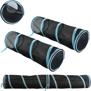 INTURN Cat Furniture Tent for Indoor and Outdoor Playpen Portable Cat Tunnels, Outdoor Kennel (2 Tunnels)