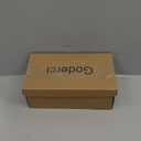 Goderci Kitten Heels with Bow Strappy Heels for Women Square Open Toe Mid Heeled Sandals (8, Gold)