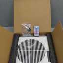 20W 8 Room to Room Fan 10-Speed RC Two-Way Reversible Airflow Through Wall with Temperature and Timer Setting In-Wall Vent Fan
