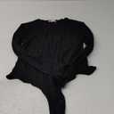 Darong Women's Long Sleeve Bodysuits Crew Neck Body Suits 2024 Basic One Piece Bodysuit Tops (X-Large, Black)