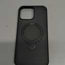 TORRAS 360 Spin Magnetic Stand for iPhone 16 Pro Max Case, Fit for MagSafe, Military Grade Protective Case for iPhone 16 Pro Max Phone Case with Kickstand Rotatable, Black 6.9 inch