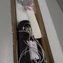 31.5" Black Linear Pendant Light Wooden Led Linear Pendant Light Fixtures Ceiling Hanging Dimmable Pendant Lights for Dining Room Kitchen Island Pool Table Lights Black Wood Finish