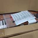 Digital Piano Keyboard 88 key,Semi-Weighted Electric Piano,Full Size Acoustic Piano for Beginners with Pedal, USB-MIDI Compatibility (Brown), Ve28 With 4 Legs