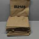 Saintrygo 12 Pcs Burlap Jute Tote Bags with Handle Reusable Blank Bridesmaid Gift Bags for Shopping Wedding DIY, 12x12x7.7In(Jute) (Khaki)