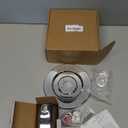 Shower Trim Kit with Tub Spout, Compatible with Moen Chateau T470 Single Handle Tub/Shower Standard Valve, for Moen 1225 Trim Kit, Includes Escutcheon, Tubes, Shower handle and Screws (Chrome)