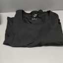 Trendy Queen Womens Square Neck Long Sleeve Shirts Double Lined Slim Fit Tops Y2K Going Out Basic Tees (Small, Black)