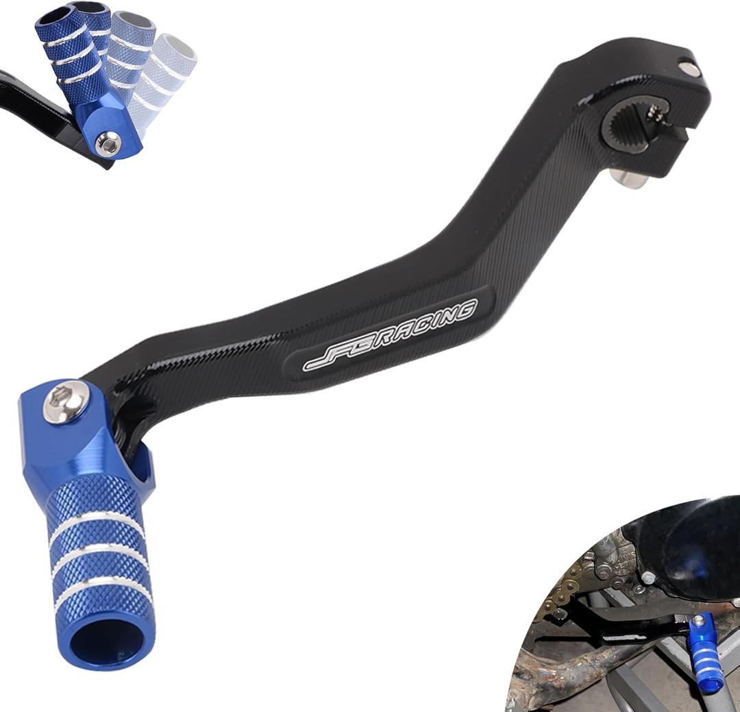JFG RACING Dirt Bike Shifter,CNC Foldable Motorcycle Gear Shift Lever for YZ85 02-26/YZ65 18-26/YZ125 05-26/YZ250 05-26/YZ125X 17-26/YZ250X 16-26/YZ125G 16/YZ250G 16-Blue