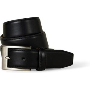 Amazon Essentials Men's Leather Belt, Classic Style (54, Black)