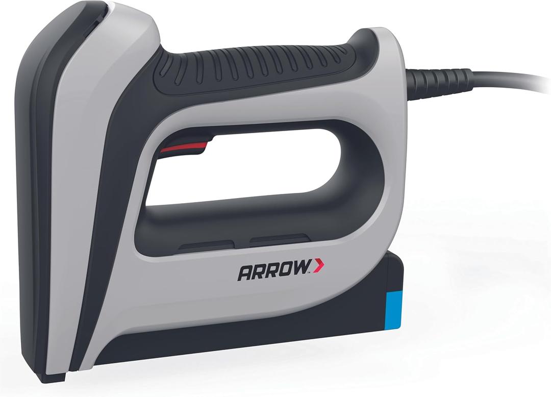 Arrow T50ACD Heavy Duty Corded Electric Staple Gun for Upholstery, Furniture, Office, Decorating, Fits 1/4", 5/16, 3/8", or 1/2" Staples
