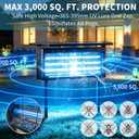 Solar Bug Zapper Outdoor 18W