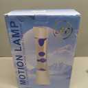 15.5" Liquid Motion Lamp 17 Color Changing Night Light with Remote, Classic LED Table Lamps for Kids Adults, Relaxing Nightlight for Bedroom Office Home Christmas Decor, Black