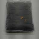 SearchI Waterproof PU Leather Seat Covers for Dining Chairs, 6 Pack Stretch Dining Room Chair Seat Covers, Kitchen Chair Seat Covers Protectors (Black)