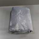 MUXHOMO Duvet Cover King Size, Reversible Floral Grey Duvet Cover Set with Zipper Closure, 3 Pieces Botanical Patterns Soft Microfiber Bedding Set (90"x104", 2 Pillow Cases 20"36") (01 - Grey Leaves (No Comforter))