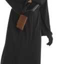 HAOSUN Plague Doctor Costume Set 8 in 1 Halloween Costumes Plague Doctor Mask Outfit for Men Adults (Xxxs Size)