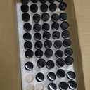 Juvale Clear Glass Empty Sample Bottles (0.7 Oz, 47 Pack) - Little Jars with Lids