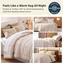 Bedsure Comforter Duvet Insert - Quilted Comforters King Size, All Season Duvet, GentleSoft Down Alternative Bedding Blanket, with 8 Tabs, Gifts for Women/Men, Beige, King 90 x 102 Inches
