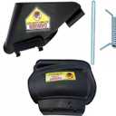 731-07131 Side Discharge Chute with 987-02516A Hinged Mulching Plug Assembly Compatible with MTD Troy-Bilt Craftsman Cub Cad Mulch Plug Yard Machines Bolens Yard Man 98702516A 98702516 731-7131