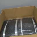 Padded Packing & Moving Blankets 4 Pack Deluxe Quality 80 x 72 inch Furniture Shipping Pads for Moving and Storage-Black(4 Deluxe Blankets 45 lbs/Dozen)