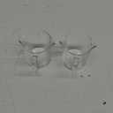 Ackers Shot Glasses Espresso Parts 4.5OZ Double Spouts Milk Cup Clear Glass (Pack of 2)