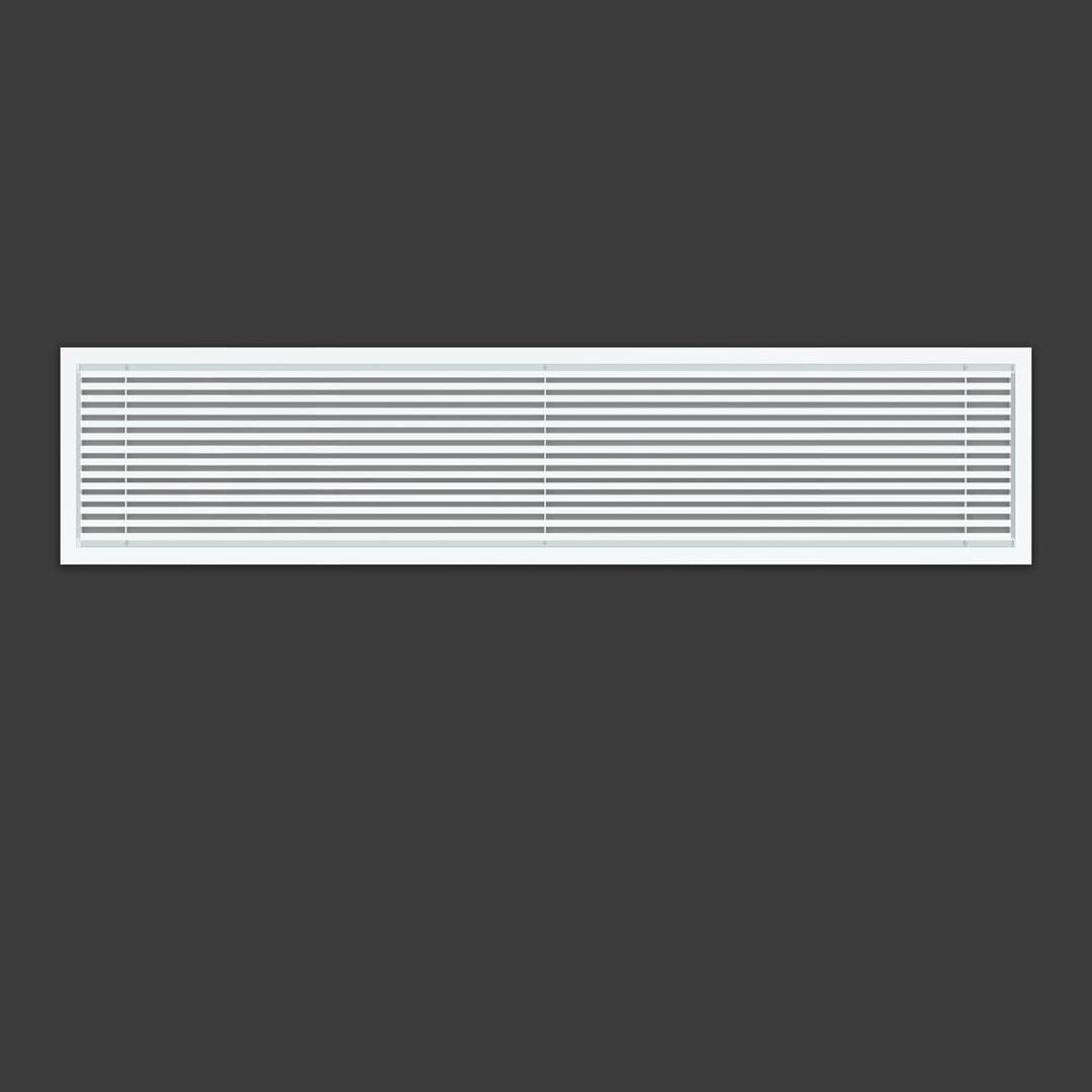 Linear Bar Air Grille 36" X 8", Aluminum Air Supply/Return Grilles,Easy Air Flow,Removable Grille/Door-HVAC Air Vent Cover,White [Outer Dimensions: 36.8"w X 8.8"h]