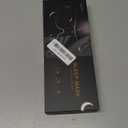 MZOO Luxury Sleep Mask for Back, Side Sleeper, Complete Light Blocking Sleeping Eye Mask Night Blindfold, 3D Zero Pressure & Spacious for Lash Extensions, Breathable Soft Eye Cover Flight Nap Travel (M-gray (Black Edge))