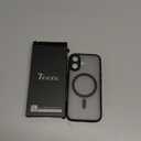 TOCOL for iPhone 17 Case, Compatible with Magsafe, Full Camera Protection, Built-in Magnetic Ring, Drop Protection, Translucent Matte Phone Case for iPhone 17 6.3 inch (Black)