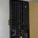 Keyboard and Mouse Gaming LED Wired Combo with Emitting Character Keyboard 4800DPI 2 Side Button USB Mouse Rainbow Backlit Mechanical Feeling Compatible with PC Raspberry Pi Mac Xbox one ps4 (910b)