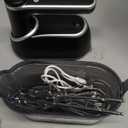 binROC Cordless Electric Hand Mixer, 12-Speed Rechargeable Handheld Mixer with Eject Button, 6 Stainless Steel Attachments, Snap-On Storage Case, LED, Self-Stand for Baking, Cake, Dough, Egg (Black)