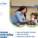 WaterWipes Sensitive+ Baby & Toddler Wipes, 3-In-1 Cleans, Cares, Protects, 99.9% Water, Textured Clean, Unscented & Hypoallergenic, 540 Count (Pack of 9)