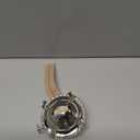 Kerosene Lamp Burner / Chrome Plated/ Oil Lamp Replacement Parts / Oil Lamp Chimney Holder for Antique Hurricane Lamps with Wick(Chrome)