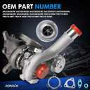 Left & Right Twin Turbocharger for 2010-2019 Ford Explorer Flex Lincoln MKS MKT 3.5L Ecoboost Replace# AA5E9G438GD AA5E9G438G AA5E6K682BF AA5E6K682BI