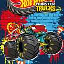 Mattel Hot Wheels - Monster Trucks Smash Wall Poster, 34L" x 22.4W", Premium Unframed Version