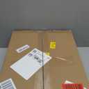 Snughome Short Dog Gate Indoor, 16" High Freestanding Small Dog Door Gates with Support Feet, Expands Up to 48 Wide Foldable Pet Gate for Doorway, 4 Panel Folding Pet Door Pet Fence for Puppy, White