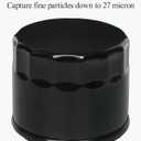 2 x HOODELL 4 Pack 12 050 01-S Oil Filter, Professional Factory Oil Filter Fits Kohler Engine Troy Bilt Bronco 12 050 01 1205001-S 12 050 01-S1, Lawn Mower Oil Filter