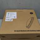 2-Pack 36W LED Ceiling Lights, 12inch Oil-Rubbed Bronze Flush Mount Light Fixtures 3600LM 2700K/3000K/4000K/5000K/6500K Adjustable Ceiling Lights, Modern Dimmable Lighting for Kitchen Hallway Bedroom