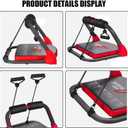 Ab Machine Ab Workout Equipment Sit Up Machine & Exercise Equipment Ab Crunch Machine for Stomach Workout Ab Core Trainer Abdominal Machine for Home Gym with Resistance Bands
