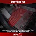 Wayhigh Floor Mats and Cargo Liner for Kia Seltos 2024 2025 2026 S/LX/EX/X-LineNot SX All Weather TPE Car Mats for Seltos Accessories(Only U.S.A. & Canada) Cargo Tray in The Highest Position