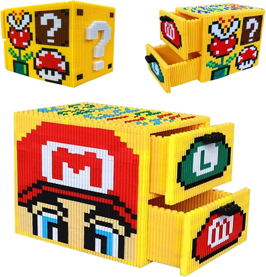Idea Festival Micro Building Blocks Set(4500Pieces) Storage Box Building Blocks,for Adults and Kids Ages 8+