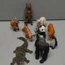 9 PCS Zoo Animal Toys for Kids 3-5 Realistic Plastic Wild Animal Figurine Toys Educational Learning Toy for Kids Boys Girls Toddlers