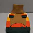 AOFITEE XXL Dog Sweater, Turtleneck Dogs Sweaters for Large Breed, Stretchy Christmas Knitwear, Warm Large Pet Pullover for Fall Winter, Clothes for Golden Retriever, Weimar (Brown XXL)