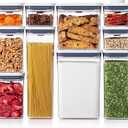 OXO Good Grips 10-Piece POP Food Storage Container Set
Varied Sizes For Pantry Organization, One-Push Airtight Seal, Store Dry Goods like Flour or Sugar, Stackable, Dishwasher Safe