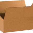 BOX USA BP19136 Flat Corrugated Boxes, 19"L x 13"W x 6"H, Kraft (Pack of 12)