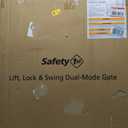 Safety 1st Baby Gates for Doorways, Pressure Mount Lift, Lock and Swing, Dog Gates, Hardware Gate for Stairs, Fits 28"-42" Wide