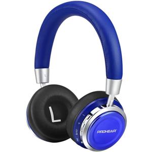 PROHEAR 010 Pro Active Noise Cancelling Headphones for Kids  Bluetooth, 85dB Safe Volume, 80H Playtime, Hi-Fi Over-Ear Wireless Headphones with Mic for iPad, Tablet, Travel  Blue