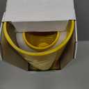 2PK Ceramic Cylinder Pineapple Yellow