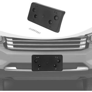 Front License Plate Bracket Holder Mount Frame Compatible with Chevy Suburban Tahoe 2020-2024