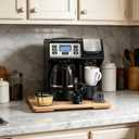 Appliance Slider Acacia Wood 360° Rolling Sliding Tray for Coffee Maker Countertop with Wheels Coffee Pot Slider Rolling Tray Appliances Mat Easily from Under The Cabinet,Natural 11.6"×13.9"