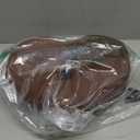 Noseless Brown Bike Seat Cushion for Men and Women Comfort - Extra Padded Wide Bicycle Seat, Oversized Comfortable Saddle for Peloton Bikes, Exercise Bikes, E-Bikes