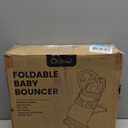 Orzbow Portable Baby Bouncer, Foldable Baby Bouncer Seat with Storage Bag and Removable Play Bar, 3 Recline Positions, 0-12 Months Up to 20lbs, Ergonomic Design, Easy to Wash, Gray